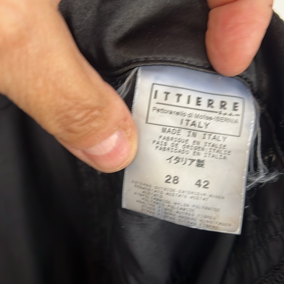 Ferre Black Satin Tuxedo Jeans - Picture 4 of 6